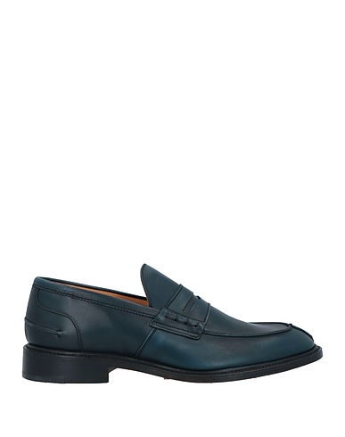 TRICKER'S Loafers Navy blue Leather