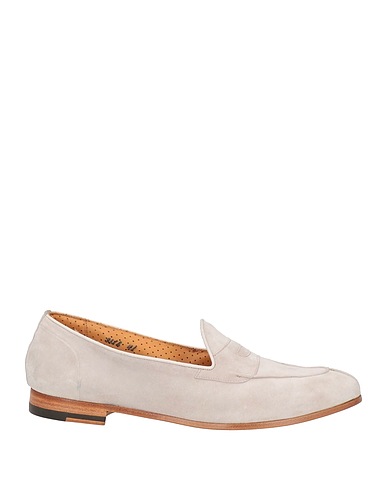 SILVANO SASSETTI Loafers Light grey Leather
