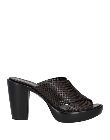 ROCCO P. Sandals Black Leather
