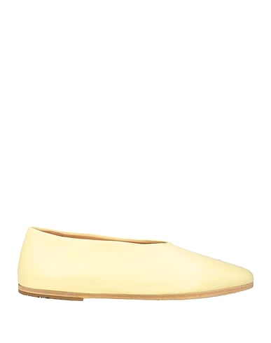 MARSÈLL Ballet flats Pastel yellow Calfskin