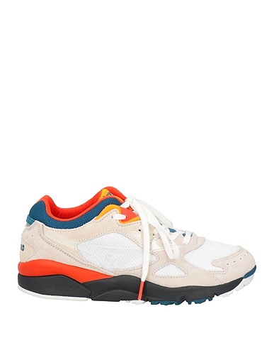 MIZUNO Sneakers White Textile fibers, Leather