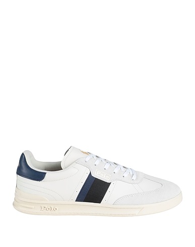 POLO RALPH LAUREN Sneakers Bianco 89% Pelle, 11% Fibre tessili