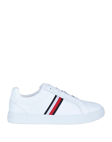TOMMY HILFIGER Sneakers Weiß 100% Leder