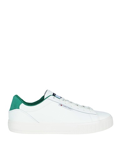 TOMMY JEANS Sneakers Off white 100% Leder