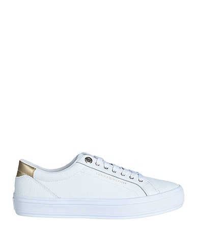 TOMMY HILFIGER Sneakers White 96% Leather, 4% Polyurethane