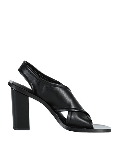 CALVIN KLEIN JEANS Sandals Black 50% Polyurethane, 50% PES - Polyethersulfone