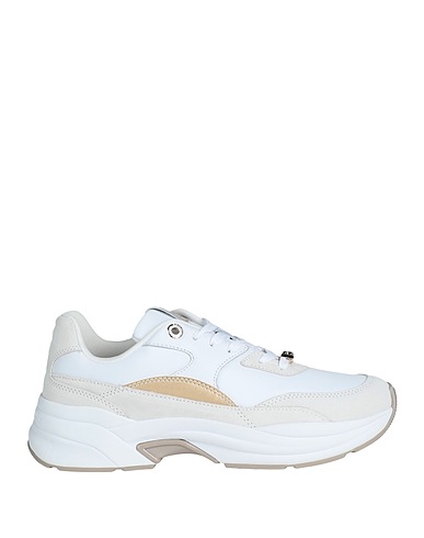 TOMMY HILFIGER Sneakers White 100% Leather, Polyester