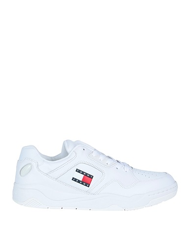 TOMMY JEANS Sneakers Weiß 78% Leder, 22% Polyurethan