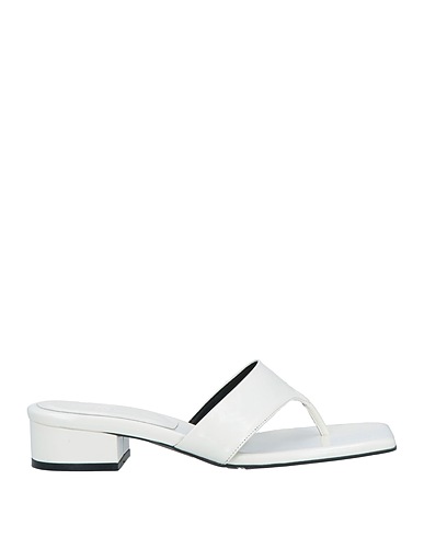 BLOSSOM Flip flops White 100% Cow leather