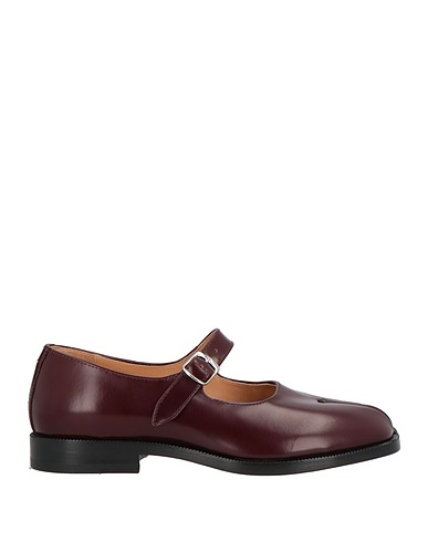 MAISON MARGIELA Ballet flats Burgundy Leather