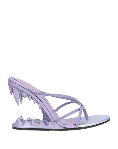 GCDS Flip flops Lilac Textile fibres