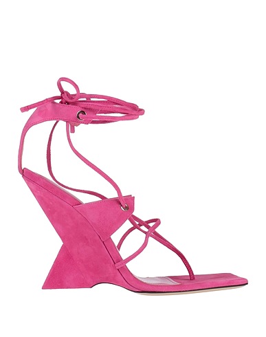 THE ATTICO Flip flops Fuchsia Leather