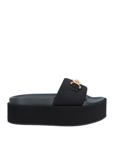 VERSACE Sandali Nero Fibre tessili
