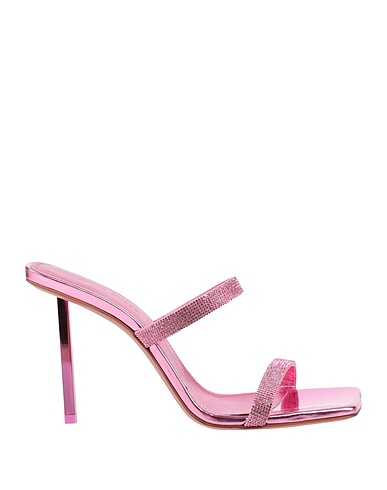 AMINA MUADDI Sandals Fuchsia Leather