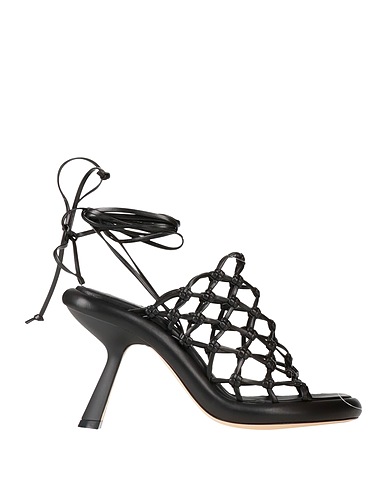 VIC MATIĒ Sandals Black Textile fibres