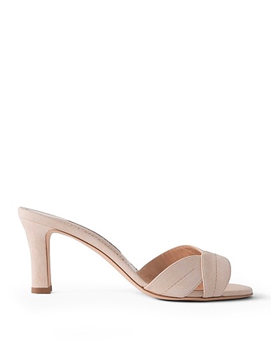 MANOLO BLAHNIK Sandals Blush Leather