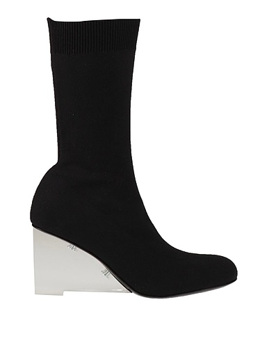 MCQUEEN Ankle boot Black Textile fibres