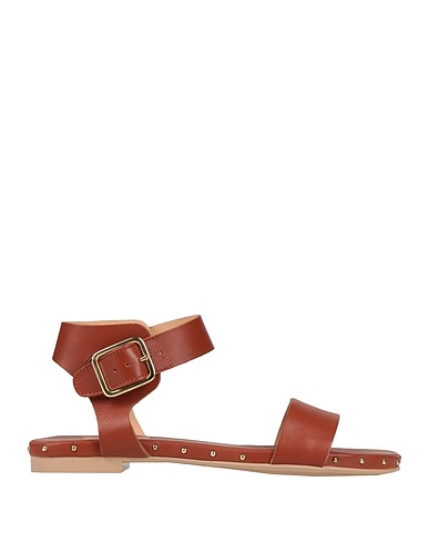 AGL Sandals Brown Leather