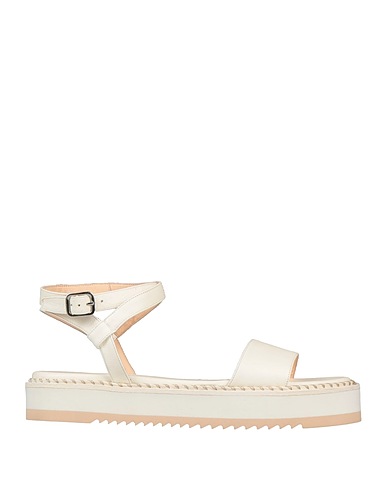 AGL Sandals Ivory Leather