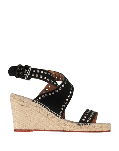 ISABEL MARANT Espadrilles Black Leather