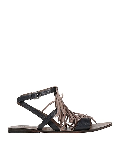 HENRY BEGUELIN Sandals Midnight blue Leather