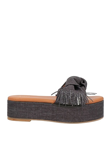 GIPSY ROSE Sandals Black Textile fibres