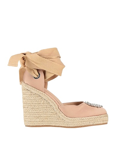 GAëLLE Paris Espadrilles Hellrosa Gewebefasern