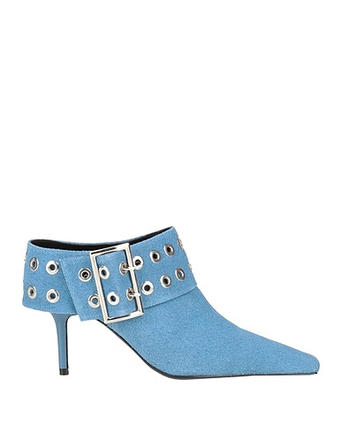 DEAR FRANCES Mule e zoccoli Blu Fibre tessili