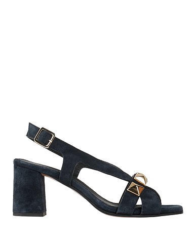 TRIVER FLIGHT Sandals Midnight blue Leather