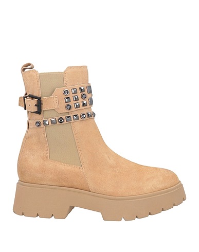 JANET & JANET Stivaletti Beige Pelle