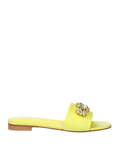 ROBERTO FESTA Sandals Yellow Leather
