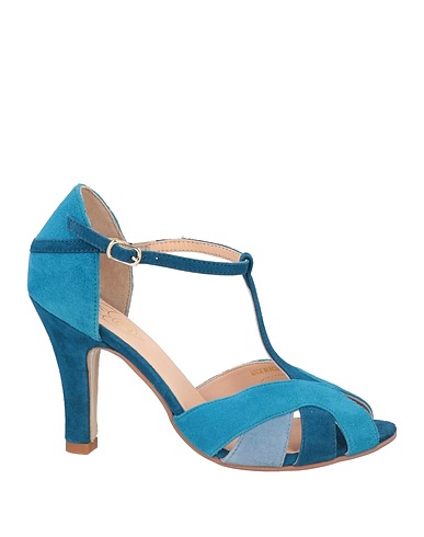 DORA Sandals Blue Leather