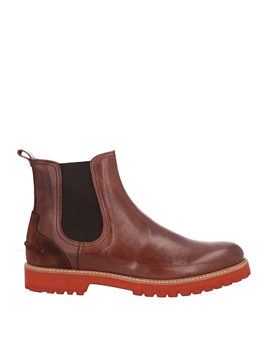 POLLINI Ankle boot Brown Leather