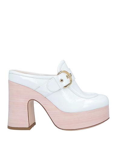 AGL Mules and clogs White Leather