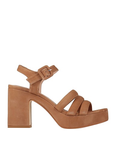ZINDA Sandals Camel Leather