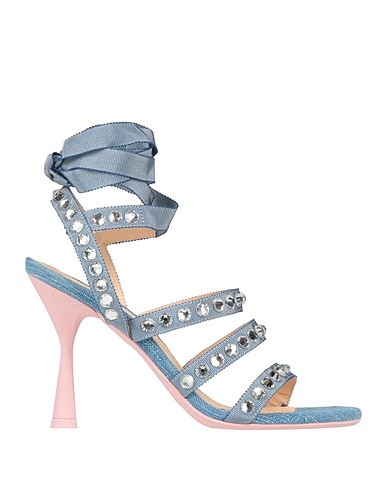 AGL Sandals Blue Textile fibres