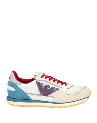 EMPORIO ARMANI Sneakers Off white Rindsleder, Polyester