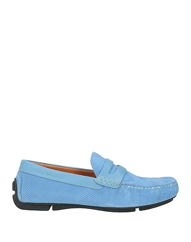 EMPORIO ARMANI Loafers Azure Leather
