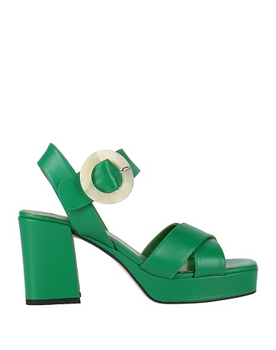 MARIAN Sandals Green Leather