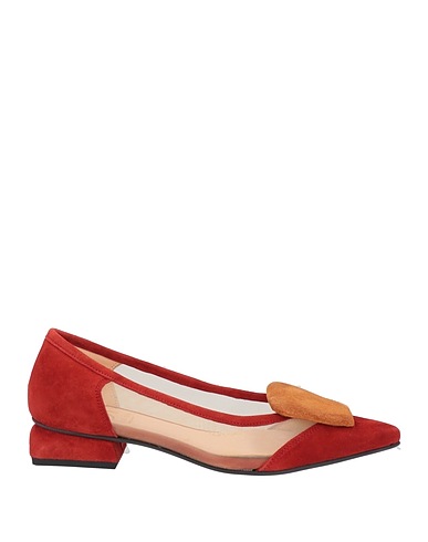 MARIAN Ballet flats Brick Leather, Textile fibers
