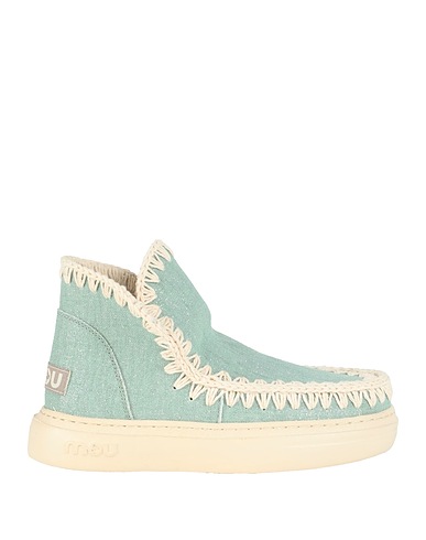 MOU Ankle boot Sage green Textile fibres