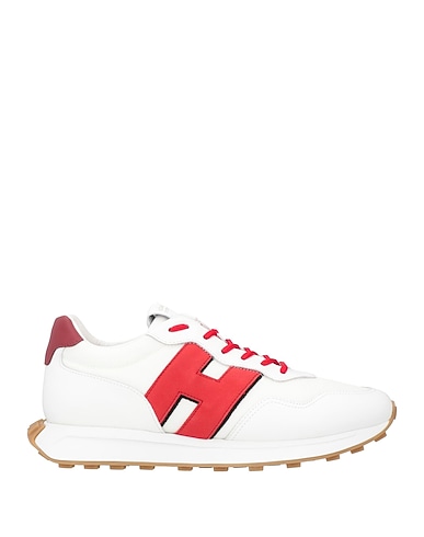 HOGAN Sneakers Leather, Textile fibers