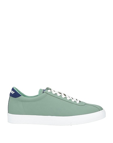 SUPERGA x K-WAY Sneakers Verde salvia Pelle