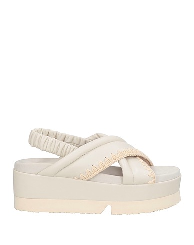 MOU Sandali Off white 100% Pelle di agnello