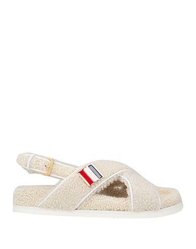 THOM BROWNE Sandals Off white Leather