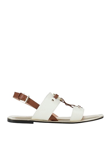 POLLINI Sandali Bianco Pelle di vitello