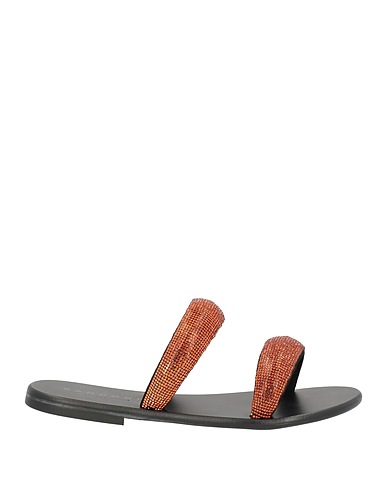 BANDONI Sandals Bronze Textile fibres