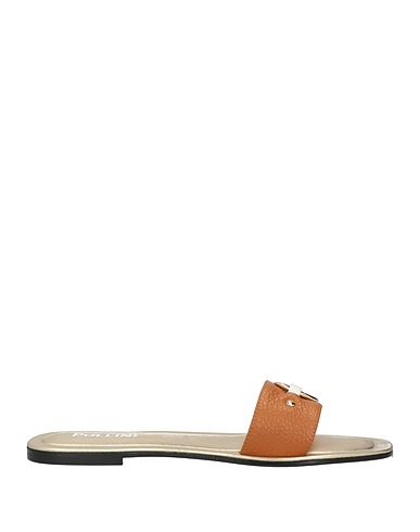 POLLINI Sandali Cammello Pelle di vitello