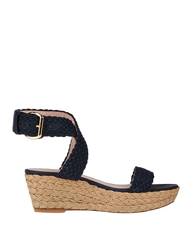 STUART WEITZMAN Espadrilles Midnight blue Textile fibers