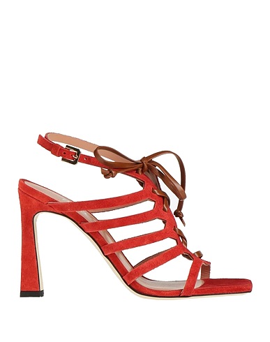 POLLINI Sandali Rosso pomodoro Pelle